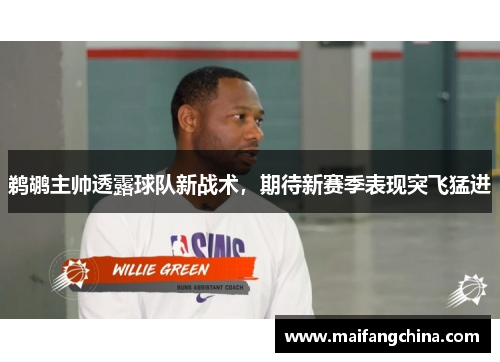 鹈鹕主帅透露球队新战术，期待新赛季表现突飞猛进